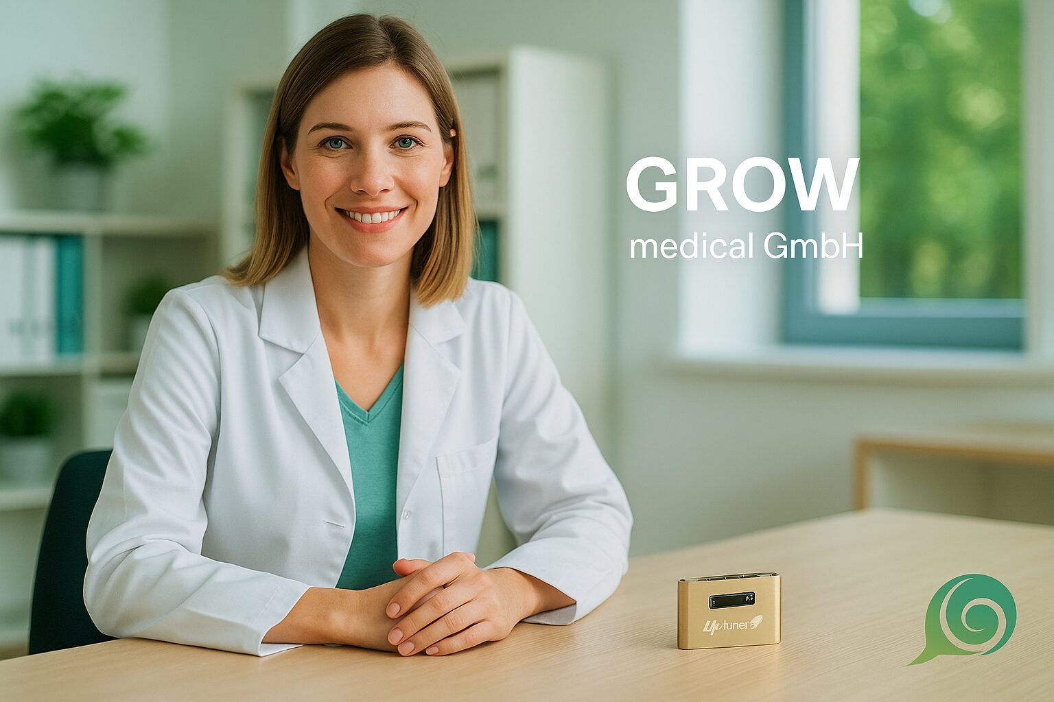 Professionelles headerbild unternehmenswebseite – GROW medical GmbH