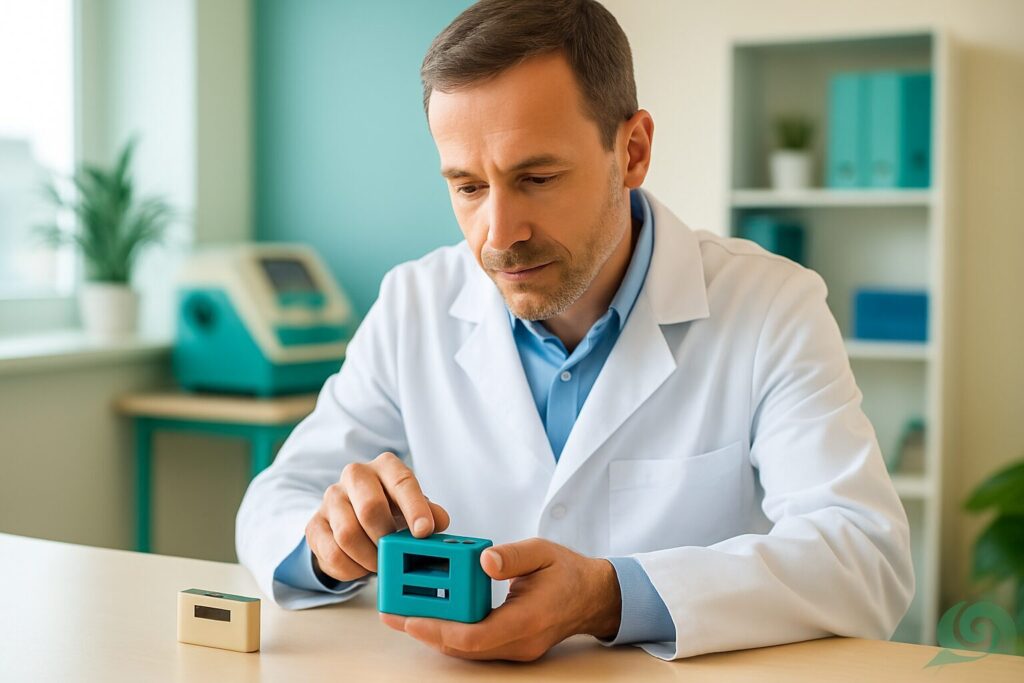 Entwicklung herstellung magnetfeldtherapiegeraeten Umsetzung bei GROW medical GmbH