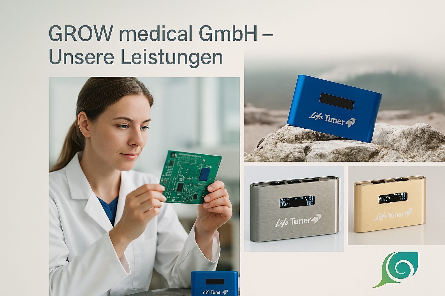 Professionelles uebersichtsfoto verschiedene – GROW medical GmbH